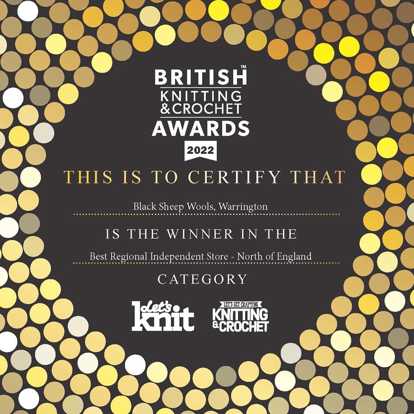 Award winning in 2022! - British Knitting & Crochet Awards