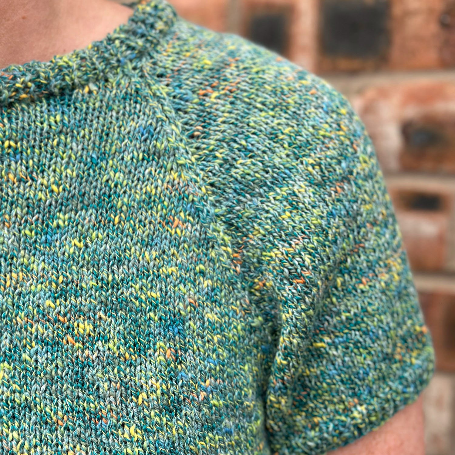 Staff Project: Knitted Top in Rico Lazy Hazy Summer Cotton DK