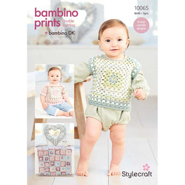 Crochet Tops & Blankets in Stylecraft Bambino DK & Prints DK - Digital Version 10065