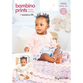 Cardigans & Blanket in Stylecraft Bambino DK & Prints DK - Digital Version 10066
