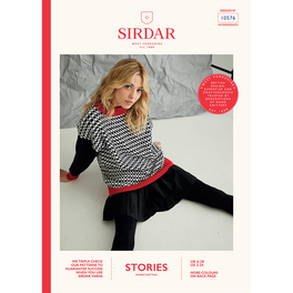Street Art Sweater in Sirdar Stories DK - Digital Version 10576