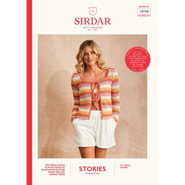 Candy Chic Cardigan in Sirdar Stories DK