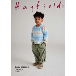 Seed Pocket Sweater in Hayfield Baby Blossom Chunky - Digital Version 5567