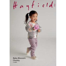 Daisy Chain Cardigan in Hayfield Baby Blossom Chunky - Digital Version 5568