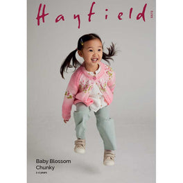 Garland Cardigan in Hayfield Baby Blossom Chunky - Digital Version 5572