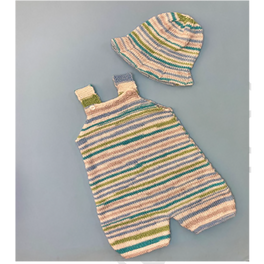 Free Download - Beachy Romper Suit and Hat in Cygnet Silcaress Dk