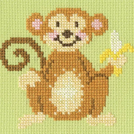 Monkey Madness - Bothy Threads Learn How To Cross Stitch Kit