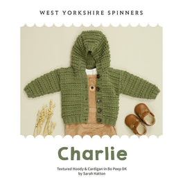 Charlie Textured Hoody & Cardigan in West Yorkshire Spinners Bo Peep Dk - Digital Version WYS1000327