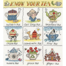 Know Your Tea  - Bothy Threads Cross Stitch Kit