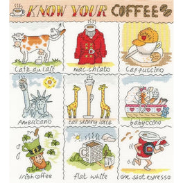 Know Your Coffee  - Bothy Threads Cross Stitch Kit