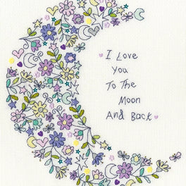 Love You To The Moon - Bothy Threads Cross Stitch Kit