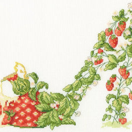 Strawberries And Cream - Bothy Threads Cross Stitch Kit