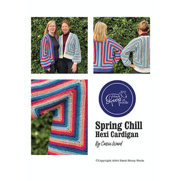 Spring Chill Hexi Cardigan - by Cassie Ward