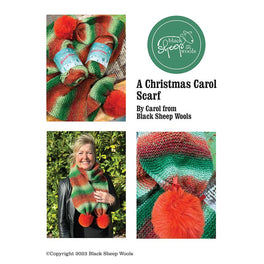 Free Pattern - A Christmas Carol Scarf by Black Sheep Carol