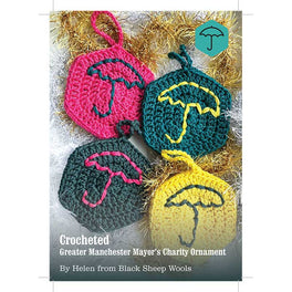 Deck the Halls Campaign - Crocheted Great Manchester Mayor's Charity Ornament by Helen from Black Sheep Wools - Digital Version
