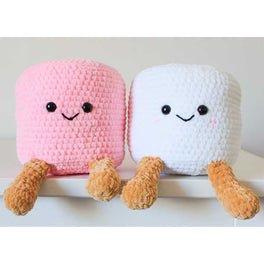Free Download - Marshmallow Duo in Cygnet Jelly Baby Chunky Chenille