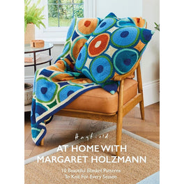 At Home With Margaret Holzmann - Hayfield Bonus Blanket Book