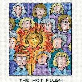 The Hot Flush -  Heritage Crafts Cross Stitch Kit