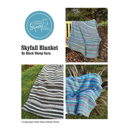 Skyfall Blanket Pattern in Sirdar Jewelspun Aran - by Sara Geraghty - Digital Version