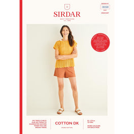 Top in Sirdar Cotton Dk - Digital Version 10250