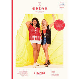 Fringe Benefits Vest in Sirdar Stories Dk - Digital Version 10529