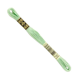 DMC Stranded Cottons Embroidery Thread - Muted Green