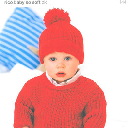 Sweater and Hat in Rico Baby So Soft DK (144)