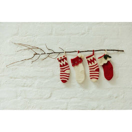 Festive Mini Stockings by Janie Crow