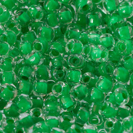 Debbie Abrahams Bright Green Seed Bead 221- Size 8