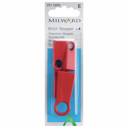 Milward Stitch Stoppers: Plastic: 4 Pieces