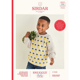 Pineapple Sweater in Sirdar Snuggly Replay Dk