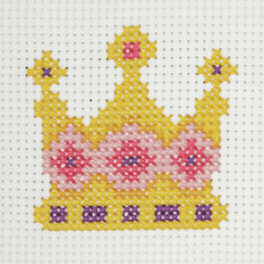 Anchor 1st Kit - Crown Counted Cross Stitch Kit