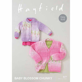 Cardigans in Hayfield Baby Blossom Chunky