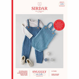Romper and All in One in Sirdar Snuggly 100% Cotton 5378 - Digital Version