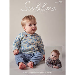 Sweaters in Sublime Baby Cashmere Merino Silk DK Prints 6143