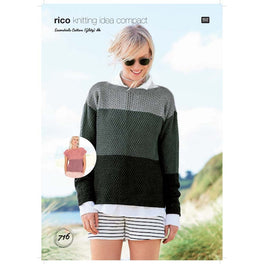 Sweater and Top in Rico Essentials Cotton Dk