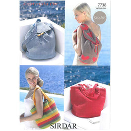 Bags Crocheted in Sirdar Cotton DK - Digital Version