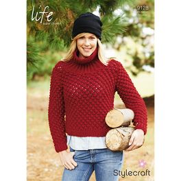 Sweater in Stylecraft Life Super Chunky - Digital Version 9128