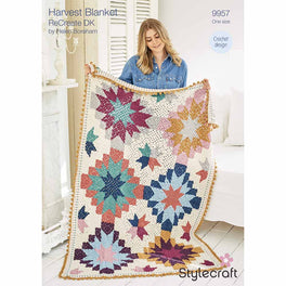 Harvest Blanket in Stylecraft ReCreate Dk by Helen Boreham