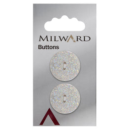 Milward Carded Buttons: 22mm - Pack of 2 - 00065