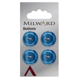 Milward Carded Buttons: 17mm - Pack of 4 - 00162