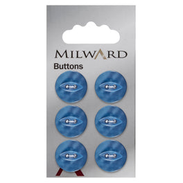 Milward Carded Buttons: 16mm - Pack of 6 - 00165