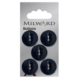 Milward Carded Buttons: 19mm - Pack of 5 - 00173