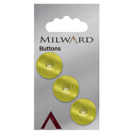 Milward Carded Buttons: 17mm - Pack of 3 - 00228A