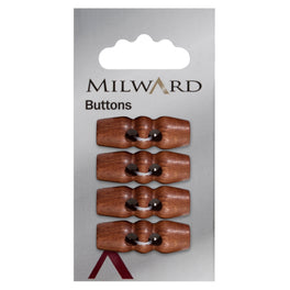 Milward Carded Buttons: 29mm - Pack of 4 - 00245