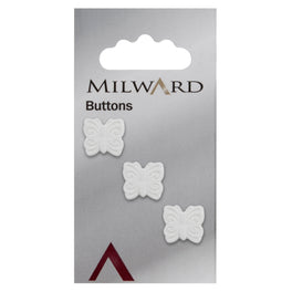 Milward Carded Buttons: 16mm - Pack of 3 - 00304