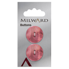 Milward Carded Buttons: 22mm - Pack of 2 - 00373
