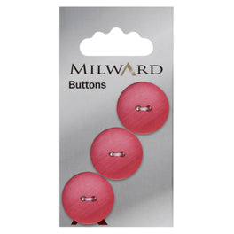 Milward Carded Buttons: 20mm - Pack of 3 - 00385