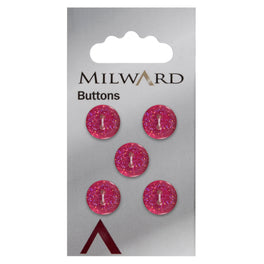 Milward Carded Buttons: 12mm - Pack of 5 - 00389