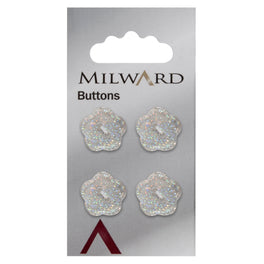 Milward Carded Buttons: 17mm - Pack of 4 - 00412